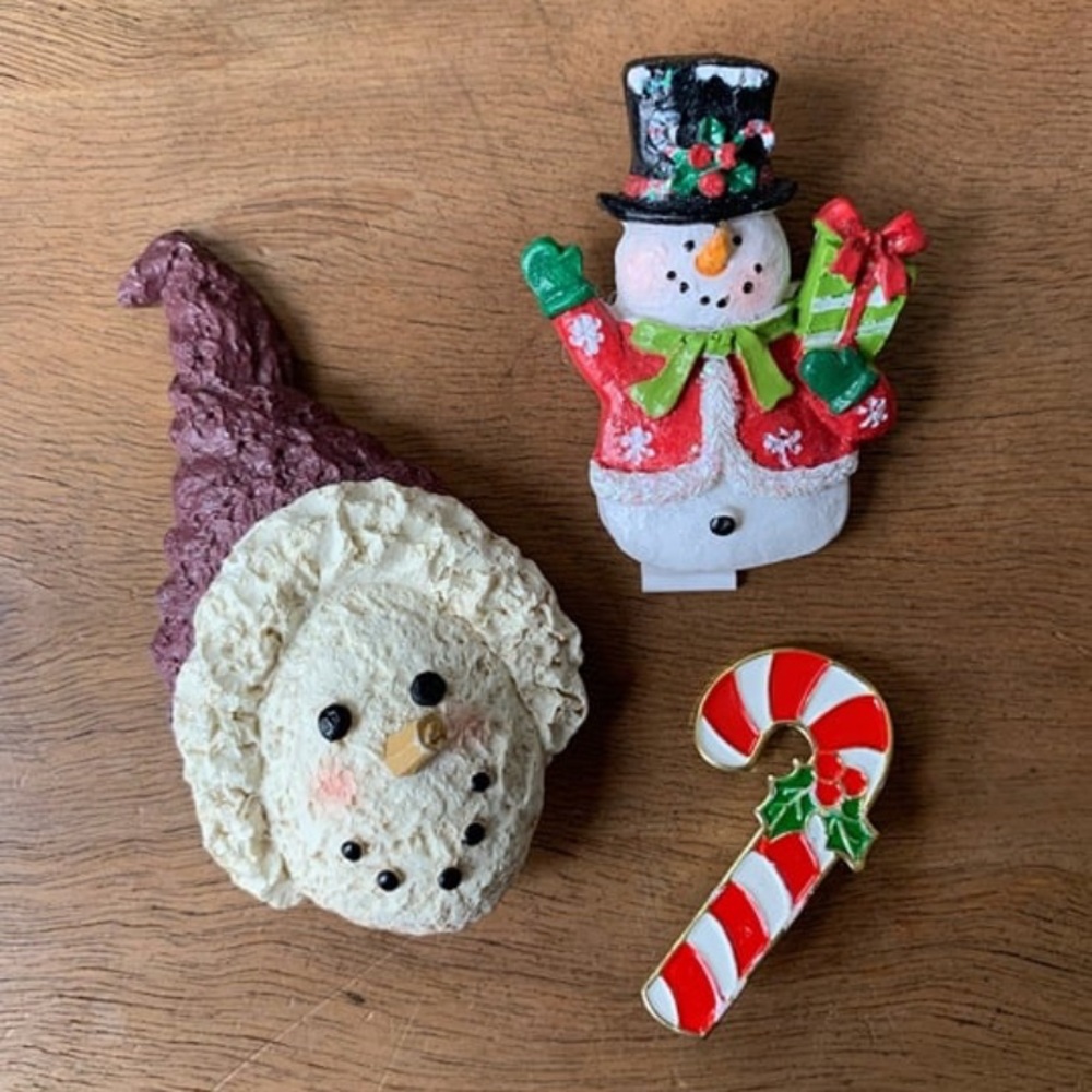 Christmas Brooches (Lot of 3)